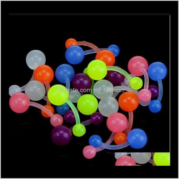 navel & bell button jewelrycolorful body piercing jewelry buttonringluminous soft belly nave bar rings glow in dark drop delivery 2021 8amwl, Silver
navel & bell button jewelrycolorful body piercing jewelry buttonringluminous soft belly nave bar rings glow in dark drop delivery 2021 8amwl, Silver
