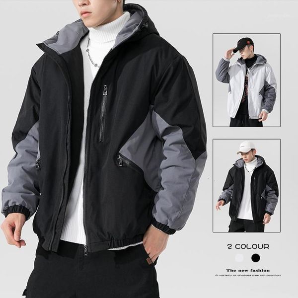 down & coat men's warm parkas streetwear cotton slim male windproof jackets and coats man winter outwear 5xl1 ifo8, Black
down & coat men's warm parkas streetwear cotton slim male windproof jackets and coats man winter outwear 5xl1 ifo8, Black