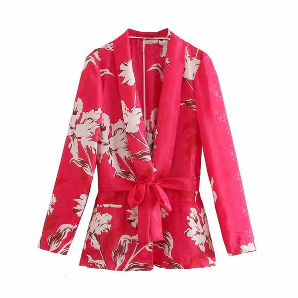 women's suits & blazers floral printing slim blazer coat female vintage chic sahes elegant outwear jacket office lady 2021 fashion casu, White;black
women's suits & blazers floral printing slim blazer coat female vintage chic sahes elegant outwear jacket office lady 2021 fashion casu, White;black