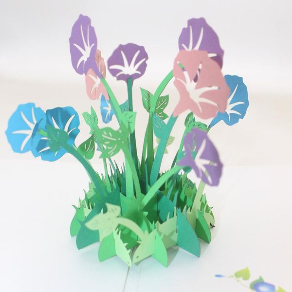 morning glory plant creative 3d stereo greeting card hand-assembled flowers birthday holiday greetings custom cards
morning glory plant creative 3d stereo greeting card hand-assembled flowers birthday holiday greetings custom cards