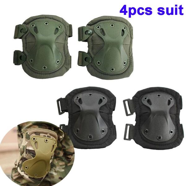 4pcs suit knee pads elbow set military safety protector tactical hiking outdoors protection fan sports goods &, Black;gray
4pcs suit knee pads elbow set military safety protector tactical hiking outdoors protection fan sports goods &, Black;gray