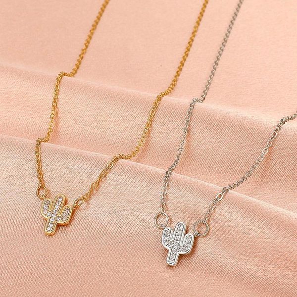 pendant necklaces rhinestone necklace women cactus woman chain simple jewelry silver color trendy sweet metal naszyjnik
pendant necklaces rhinestone necklace women cactus woman chain simple jewelry silver color trendy sweet metal naszyjnik