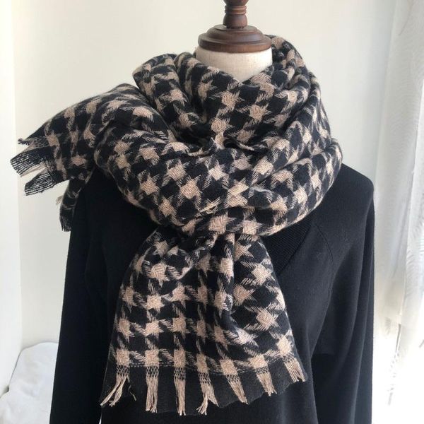 scarves royalmaybe scarf female winter houndstooth imitation cashmere shawl warm air-conditioned room towel, Blue;gray
scarves royalmaybe scarf female winter houndstooth imitation cashmere shawl warm air-conditioned room towel, Blue;gray