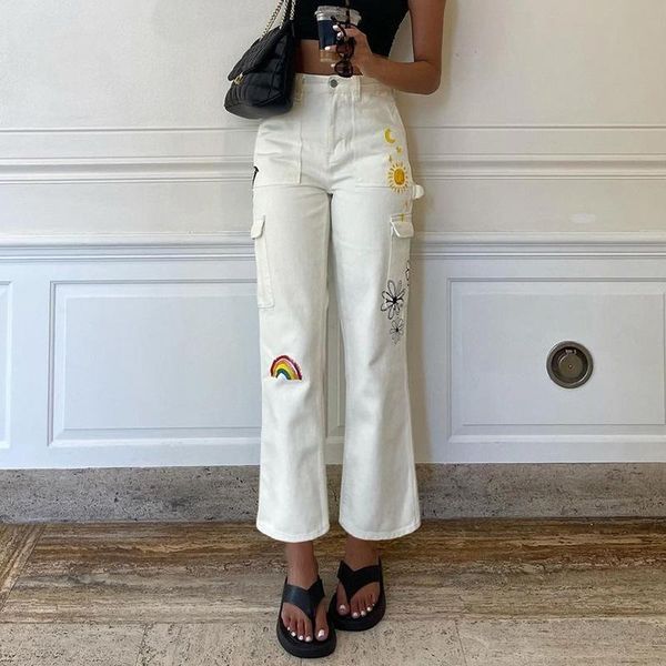 women's jeans harajuku aesthetic funny print straight women autumn high waist denim trousers patchwork pockets casual korean streetwear, Blue
women's jeans harajuku aesthetic funny print straight women autumn high waist denim trousers patchwork pockets casual korean streetwear, Blue