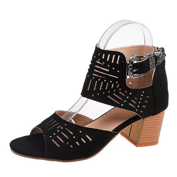 sandals women summer fashion gladiator open toe hollow party shoes ladies large size dress, Black
sandals women summer fashion gladiator open toe hollow party shoes ladies large size dress, Black
