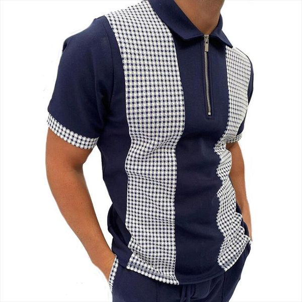 shirt short sleeve contrast color men polos clothing summer streetwear casual fashion, White;black
shirt short sleeve contrast color men polos clothing summer streetwear casual fashion, White;black