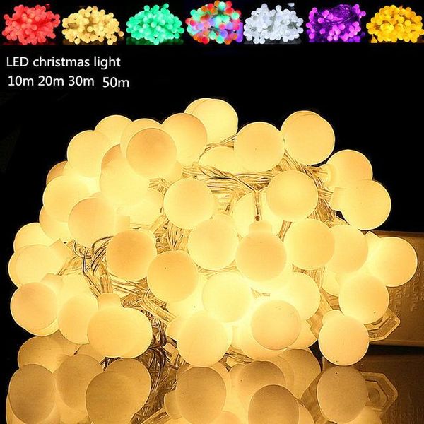 strips fairy lights waterproof led ball string 10m 20m 30m 50m light christmas wedding decoration outdoor lighting
strips fairy lights waterproof led ball string 10m 20m 30m 50m light christmas wedding decoration outdoor lighting