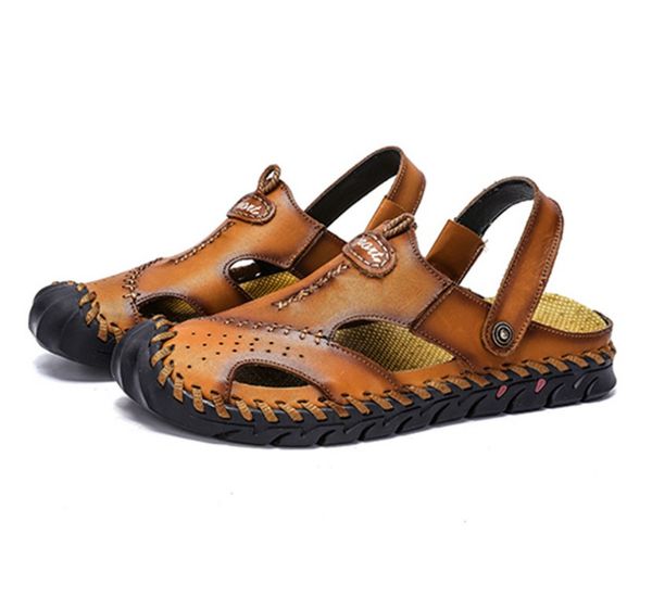 big size genuine leather cowhide men luxurys sandals summer quality slippers casual sneakers outdoor beach shoes, Black
big size genuine leather cowhide men luxurys sandals summer quality slippers casual sneakers outdoor beach shoes, Black