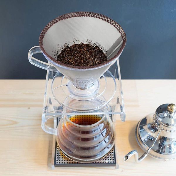 coffee filters 2 style filter stainless steel reusable pour over fine mesh drip cone paperless universal 
coffee filters 2 style filter stainless steel reusable pour over fine mesh drip cone paperless universal
