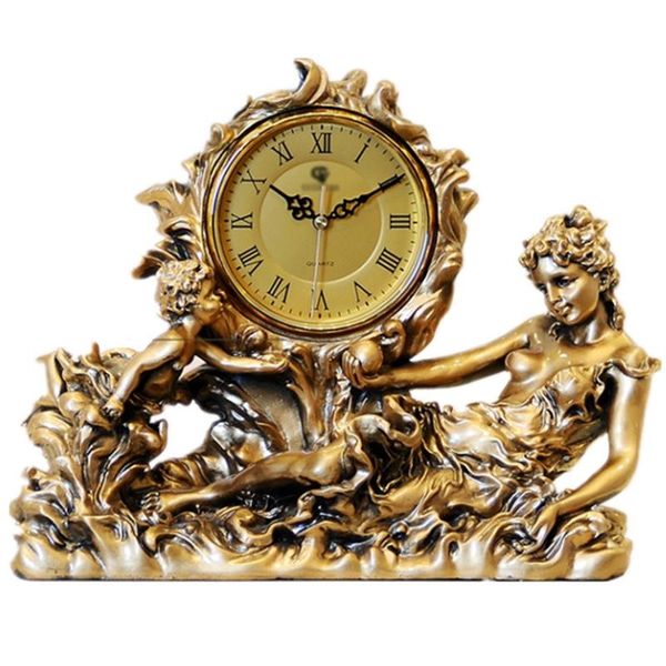 desk & table clocks european fashion home decor golden antique clock resin crafts goddess angels statue big size watch
desk & table clocks european fashion home decor golden antique clock resin crafts goddess angels statue big size watch