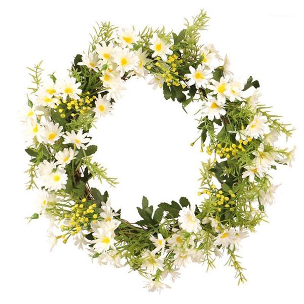 daisy wreath artificial flower with leaves welcome front door hanging decoration festive wreaths1
daisy wreath artificial flower with leaves welcome front door hanging decoration festive wreaths1
