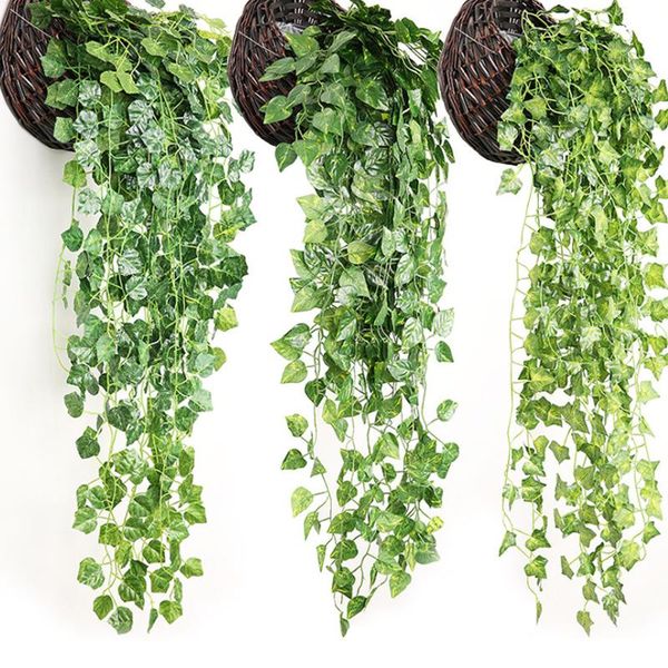 decorative flowers & wreaths 1pc green garden ivy decor artificial fake hanging vine plant leaves rattan wall plants home decoration
decorative flowers & wreaths 1pc green garden ivy decor artificial fake hanging vine plant leaves rattan wall plants home decoration