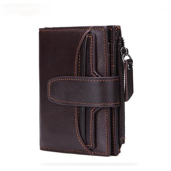 wallets rfid anti-theft brush head layer genuine leather men's wallet short oil wax cowhide bag1, Red;black
wallets rfid anti-theft brush head layer genuine leather men's wallet short oil wax cowhide bag1, Red;black