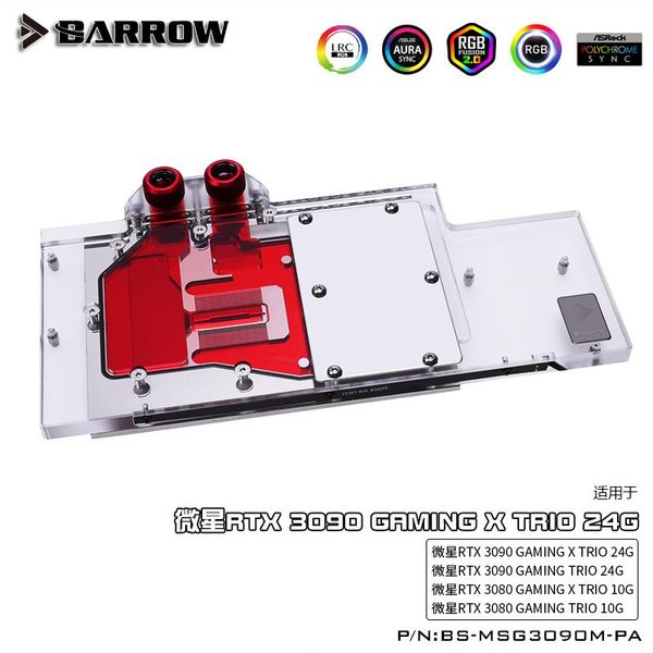 barrow gpu water block for msi 3090 3080 rtx gaming x, trio 10g cooler, 5v light, original backplate , bs-msg3090m-pa fans & coolings
barrow gpu water block for msi 3090 3080 rtx gaming x, trio 10g cooler, 5v light, original backplate , bs-msg3090m-pa fans & coolings