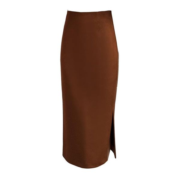 skirts midi long women pencil skirt 2021 autumn winter bodycon side slit high waist brown ladies elegant slim work wear 2662ly, Black
skirts midi long women pencil skirt 2021 autumn winter bodycon side slit high waist brown ladies elegant slim work wear 2662ly, Black