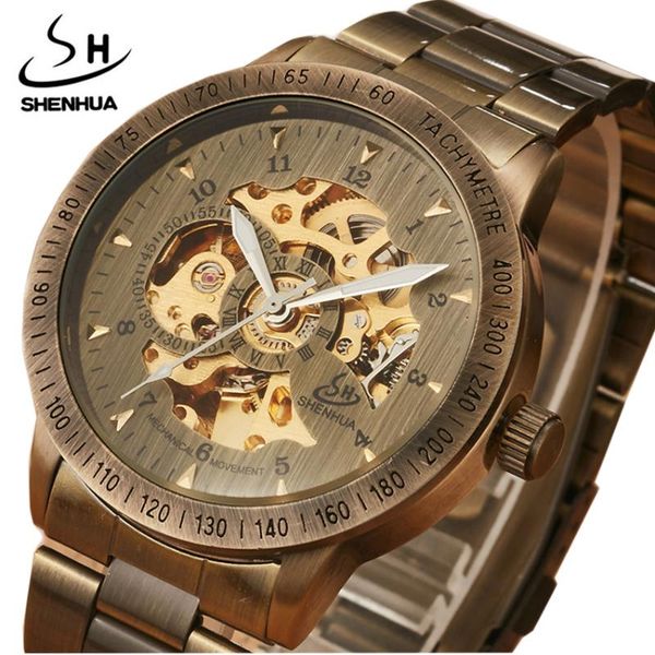 stainless steel antique automatic mechanical men watch transparent skeleton mens watches gifts relogio masculino wristwatches, Slivery;brown
stainless steel antique automatic mechanical men watch transparent skeleton mens watches gifts relogio masculino wristwatches, Slivery;brown