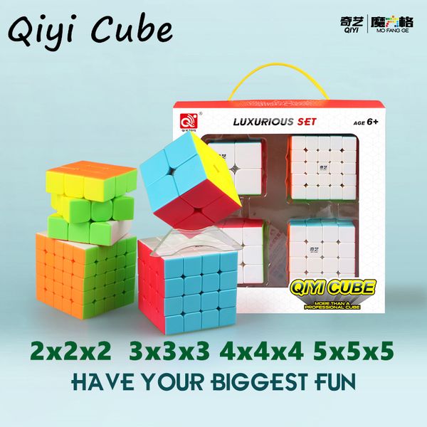 qiyi 2x2x2 3x3x3 4x4x4 5x5x5 magic cube Bundle Gift Box 2x2 3x3 4x4 5x5 puzzle speed cube Educational Toys cubo magico
qiyi 2x2x2 3x3x3 4x4x4 5x5x5 magic cube Bundle Gift Box 2x2 3x3 4x4 5x5 puzzle speed cube Educational Toys cubo magico