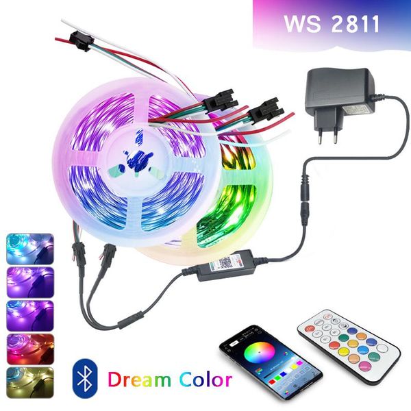 strips dream color led strip ws2811 rgb lights 5m 10m 15m 20m addressable flexible ir bluetooth controller dc 12v adapter
strips dream color led strip ws2811 rgb lights 5m 10m 15m 20m addressable flexible ir bluetooth controller dc 12v adapter