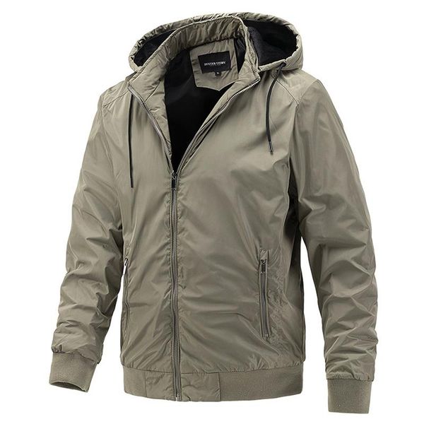 men's jackets hooded fashion casual autumn jacket coat solid color green uniform windbreaker slim fit outdoor outerwear male, Black;brown
men's jackets hooded fashion casual autumn jacket coat solid color green uniform windbreaker slim fit outdoor outerwear male, Black;brown