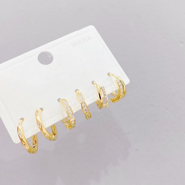 fashion exquisite gold color hoop earings set simple round geometric earrings for women jewelry 6 pcs dangle & chandelier, Silver
fashion exquisite gold color hoop earings set simple round geometric earrings for women jewelry 6 pcs dangle & chandelier, Silver