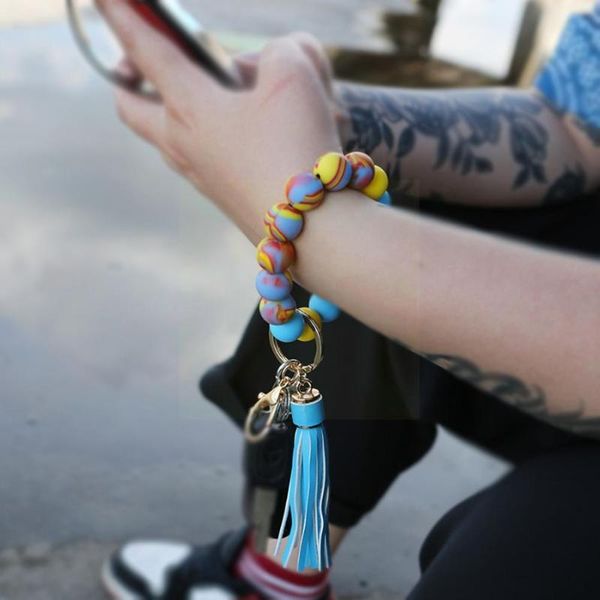 bangle natural wood eye charm bracelet chain wristlet leather tassel food grade silicone bead ring for women ch d8t6, Black
bangle natural wood eye charm bracelet chain wristlet leather tassel food grade silicone bead ring for women ch d8t6, Black