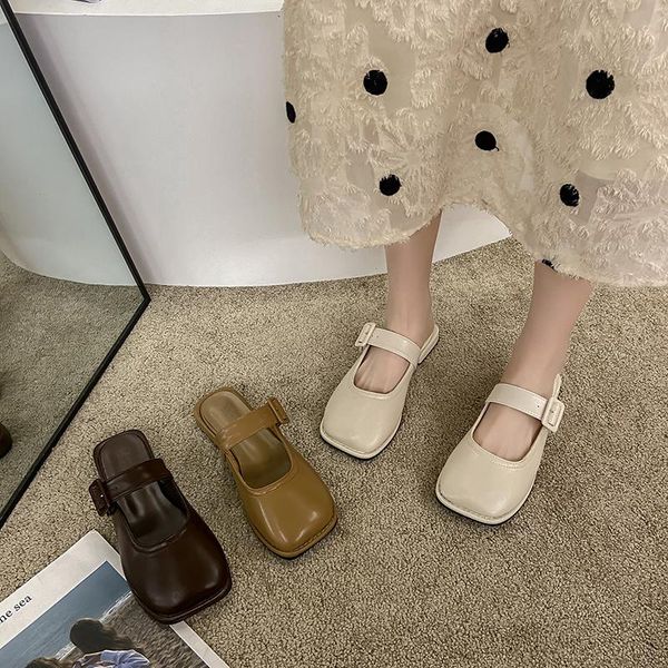slippers shoes woman 2021 cover toe flat pantofle luxury slides loafers designer summer basic fashion pu buckle strap, Black
slippers shoes woman 2021 cover toe flat pantofle luxury slides loafers designer summer basic fashion pu buckle strap, Black