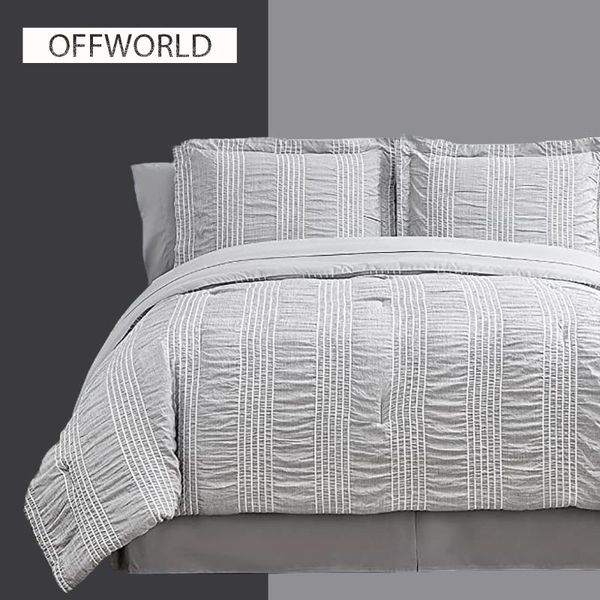 bedding sets offworld king duvet cover set comforter seersucker fabric soft lightweight down stripes grey twin size 103x90 inch
bedding sets offworld king duvet cover set comforter seersucker fabric soft lightweight down stripes grey twin size 103x90 inch