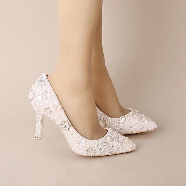 dress shoes pointed toe formal white wedding pearl rhinestone bridal women high heels mother of the bride, Black
dress shoes pointed toe formal white wedding pearl rhinestone bridal women high heels mother of the bride, Black