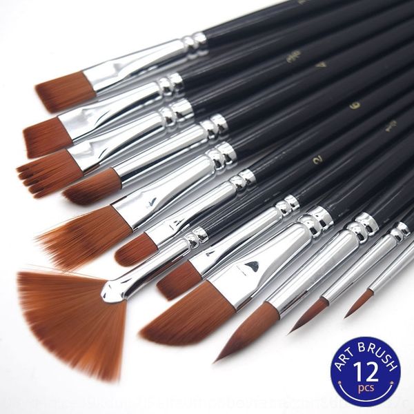 qjrr 12 oil set powder nylon wool gouache painting pens watercolor watercolorpaintbrush wood shaped brush, Black;red
qjrr 12 oil set powder nylon wool gouache painting pens watercolor watercolorpaintbrush wood shaped brush, Black;red