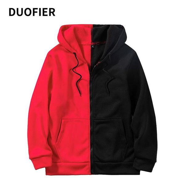 men's hoodies & sweatshirts men women zipper 2021 spring autumn hip hop fashion patchwork couple streetwear man cool solid hoodie, Black
men's hoodies & sweatshirts men women zipper 2021 spring autumn hip hop fashion patchwork couple streetwear man cool solid hoodie, Black