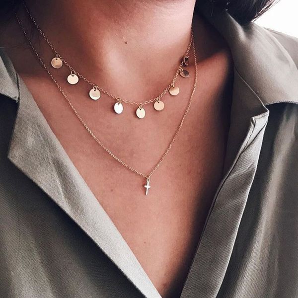 factory wholesale round cross combination multi-layer women's temperament versatile necklace n572 party gift
factory wholesale round cross combination multi-layer women's temperament versatile necklace n572 party gift