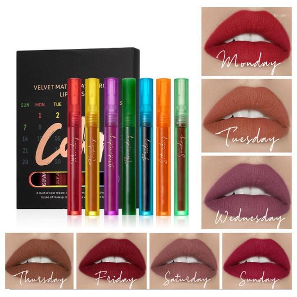 7pcs/sets long lasting lip gloss glazed velvet matte non-stick cup liquid lipstick waterproof tint cosmetics1
7pcs/sets long lasting lip gloss glazed velvet matte non-stick cup liquid lipstick waterproof tint cosmetics1