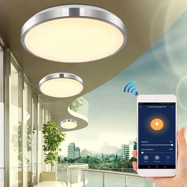 ceiling lights 48w wifi led smart living room bedroom voice app control round light work with alexa google home
ceiling lights 48w wifi led smart living room bedroom voice app control round light work with alexa google home