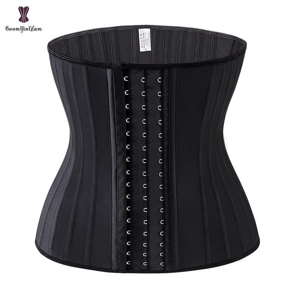women's shapers black cream 3 hook and eye 25 steel booned latex waist trainer fajas girdle sashes waistband plus size underwear corsel, Black;white 
women's shapers black cream 3 hook and eye 25 steel booned latex waist trainer fajas girdle sashes waistband plus size underwear corsel, Black;white