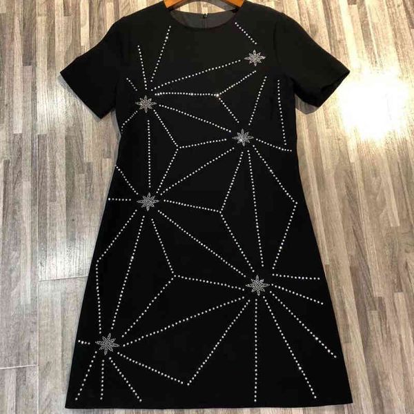spring summer fashion short designers diamonds loose waist dress women's bathrobe party, Black;gray
spring summer fashion short designers diamonds loose waist dress women's bathrobe party, Black;gray
