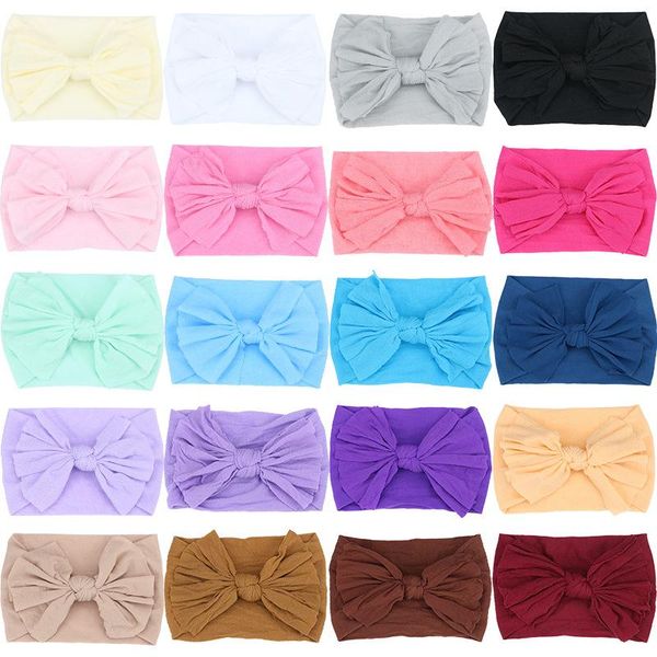casual baby nylon bow soft and comfortable high elasticity hair band accessories, Slivery;white
casual baby nylon bow soft and comfortable high elasticity hair band accessories, Slivery;white