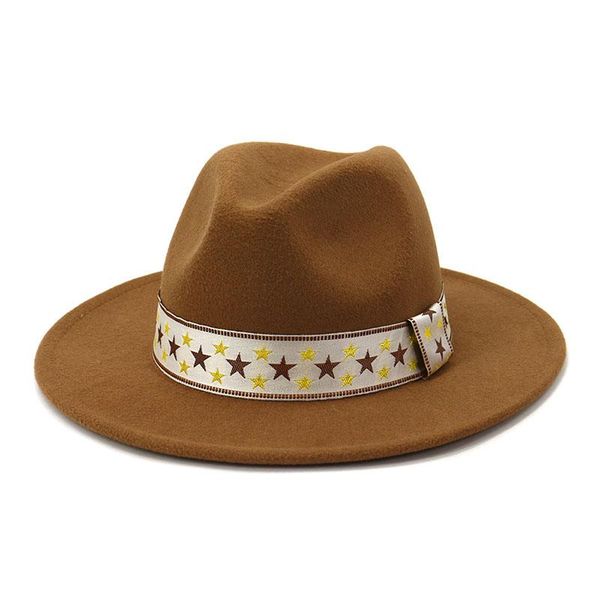 wide brim hats women's cap autumn winter for men fedoras jazz hat european american bowler vintage black felt fashion 2021sun wool, Blue;gray 
wide brim hats women's cap autumn winter for men fedoras jazz hat european american bowler vintage black felt fashion 2021sun wool, Blue;gray