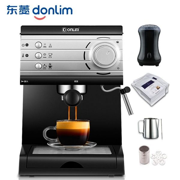 donlim 220v electric coffee machine 20bar semi-automatic steam milk frothing espresso maker roasters
donlim 220v electric coffee machine 20bar semi-automatic steam milk frothing espresso maker roasters