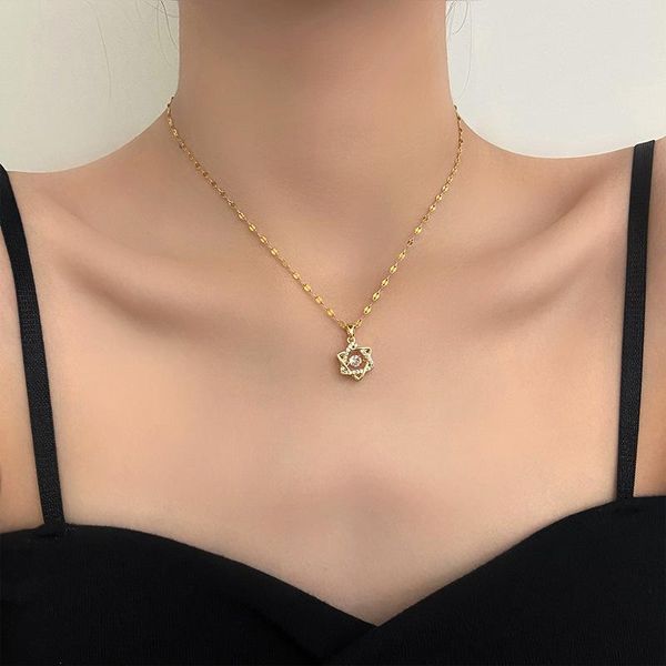 pendant necklaces necklace women's high-grade clavicle chain 2021 light minority design sense fashion all-match exquisite accessories, Silver
pendant necklaces necklace women's high-grade clavicle chain 2021 light minority design sense fashion all-match exquisite accessories, Silver