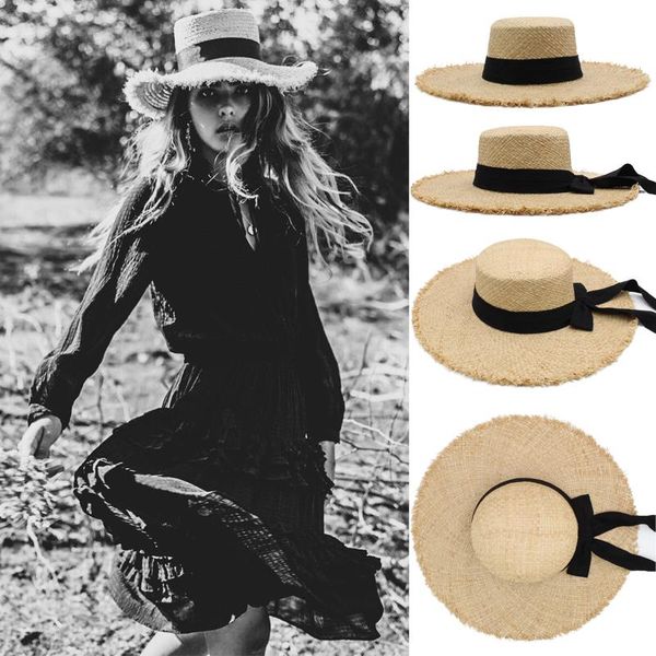 wide brim hats women soft straw floppy flat summer sunhat sombrero beach caps travel sunbonnet outdoor size us 7 1/8 uk m, Blue;gray
wide brim hats women soft straw floppy flat summer sunhat sombrero beach caps travel sunbonnet outdoor size us 7 1/8 uk m, Blue;gray
