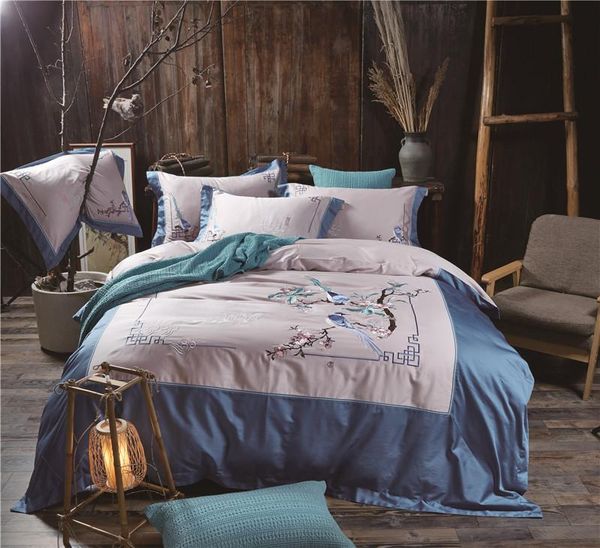 bedding sets chinese style floral birds embroidery duvet cover set silky ultra soft egyptian cotton bed sheet 4/6 pieces king size
bedding sets chinese style floral birds embroidery duvet cover set silky ultra soft egyptian cotton bed sheet 4/6 pieces king size