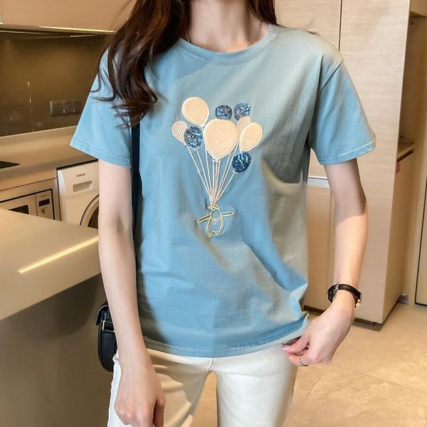 women green t-shirt poleras mujer camisetas 2021 cotton summer tee shirt femme plus size tshirts woman clothes women's, White
women green t-shirt poleras mujer camisetas 2021 cotton summer tee shirt femme plus size tshirts woman clothes women's, White