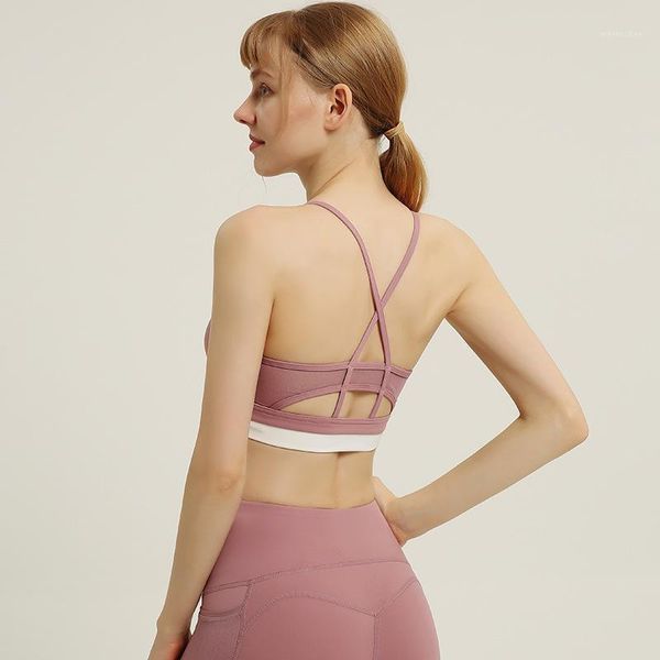 yoga outfit european and american sports underwear running beauty back thin cross straps vest workout bra
yoga outfit european and american sports underwear running beauty back thin cross straps vest workout bra