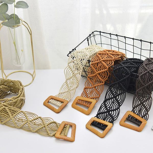 belts wax rope wide belt women straw casual female woven boho square buckle slim elastic decoration dress shirt waist seal, Black;brown
belts wax rope wide belt women straw casual female woven boho square buckle slim elastic decoration dress shirt waist seal, Black;brown