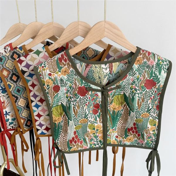 scarves embroidered shoulder scarf shawl fake collar waistcoat decoration matching cervical knotted for women, Blue;gray
scarves embroidered shoulder scarf shawl fake collar waistcoat decoration matching cervical knotted for women, Blue;gray