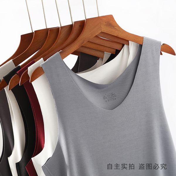 summer men' modal cut v-neck vest wide shoulder large size sleeveless base shirt, White;black
summer men' modal cut v-neck vest wide shoulder large size sleeveless base shirt, White;black
