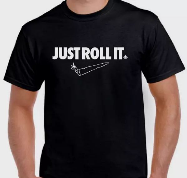 Just Roll it Marijuana T shirt Tee Just do it Funny weed cannabis 420 pot herb, White;black
Just Roll it Marijuana T shirt Tee Just do it Funny weed cannabis 420 pot herb, White;black