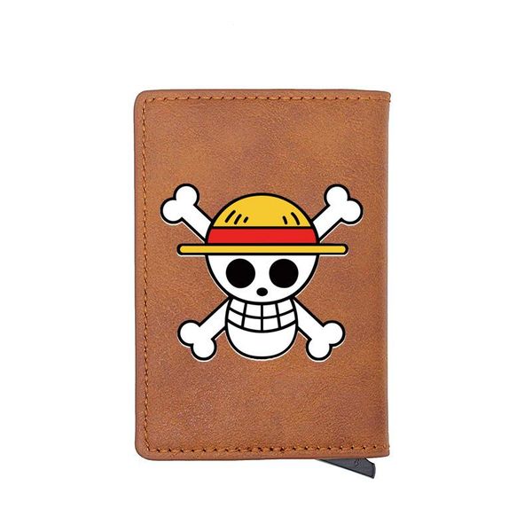 card holders classicskull symbol with hat digital printing brown leather holder wallet retro men women aluminium short purse gift, Brown;gray
card holders classicskull symbol with hat digital printing brown leather holder wallet retro men women aluminium short purse gift, Brown;gray