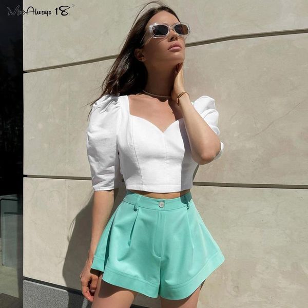 women's blouses & shirts mnealways18 white puff sleeve blouse women lace-up cotton half backless ladies high street summer bodycon
women's blouses & shirts mnealways18 white puff sleeve blouse women lace-up cotton half backless ladies high street summer bodycon