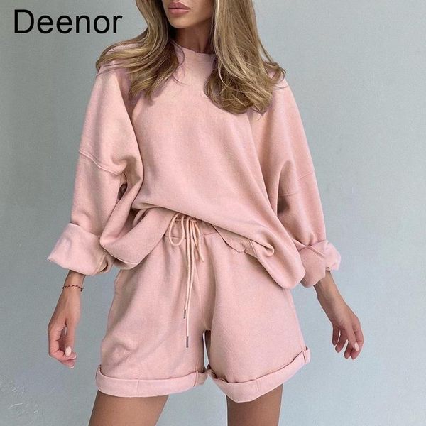 women's tracksuits deenor spring autumn casual sweater two piece outfits solid and shorts suits fashion loose sweaters suit pullover wo, Gray
women's tracksuits deenor spring autumn casual sweater two piece outfits solid and shorts suits fashion loose sweaters suit pullover wo, Gray